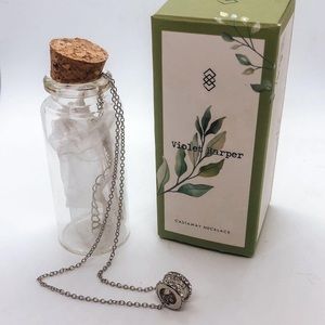 NEW Silver Pave Necklace